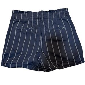 White House Black Market Black with White Stripe Shorts Size 8